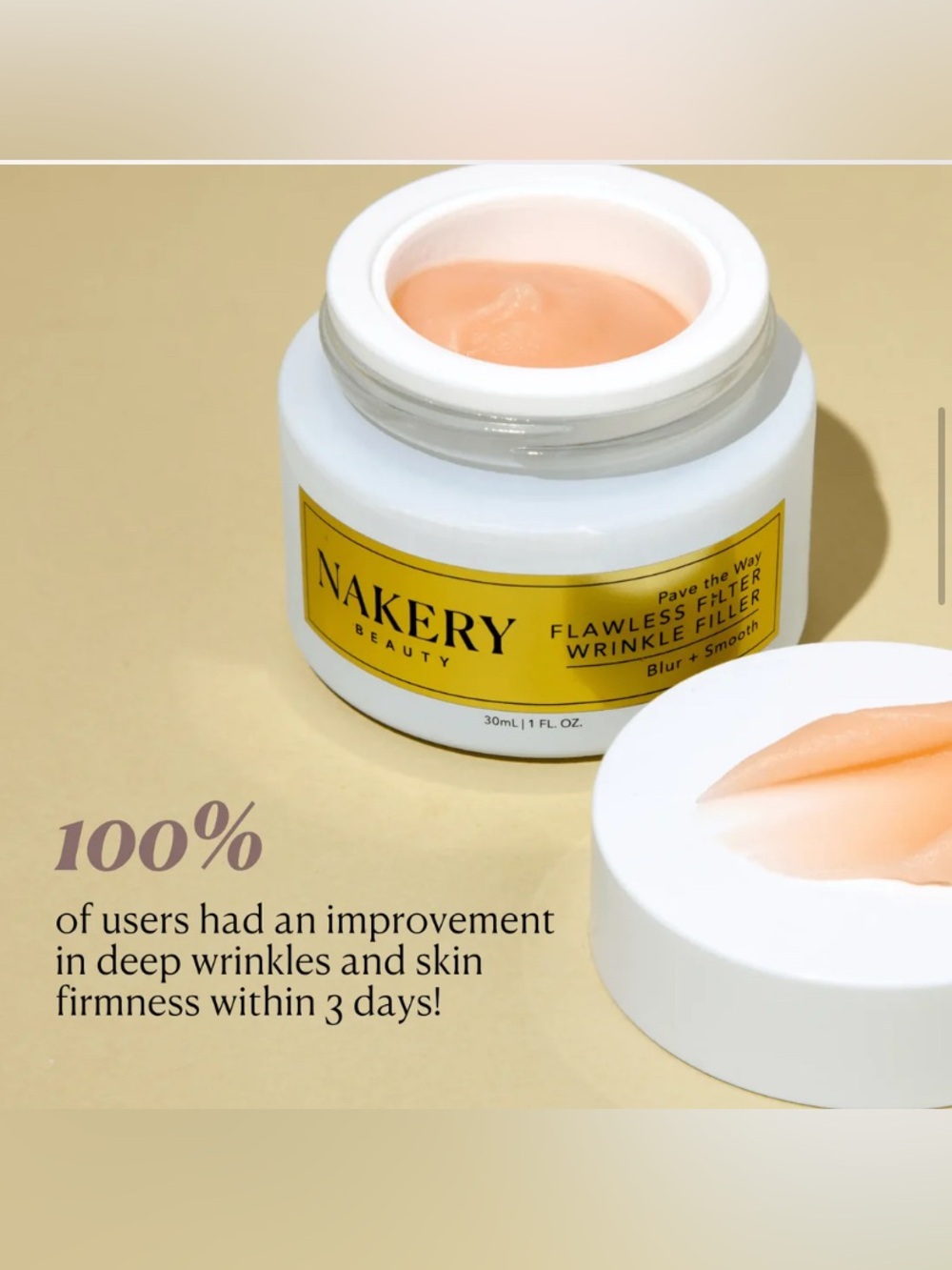 Nakery Beauty Pave the Way  Flawless Filter Wrinkle Filler - New in Box - Picture 4 of 7